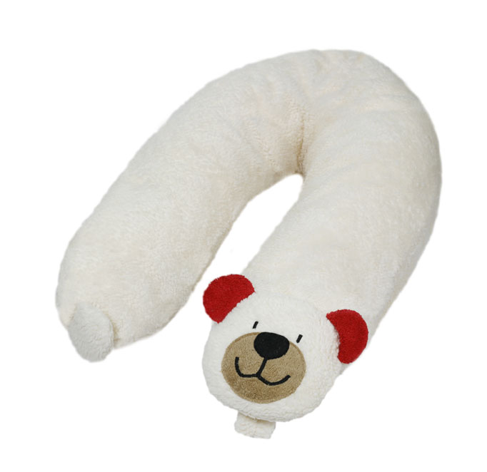 Efie Stillkissen Teddy rot, Inlett gefüllt mit EPS Mikroperlen, kontrolliert biologischer Anbau (organic), Made in Germany Efie Stillkissen Teddy rot, Inlett gefüllt mit EPS Mikroperlen, kontrolliert biologischer Anbau (organic), Made in Germany