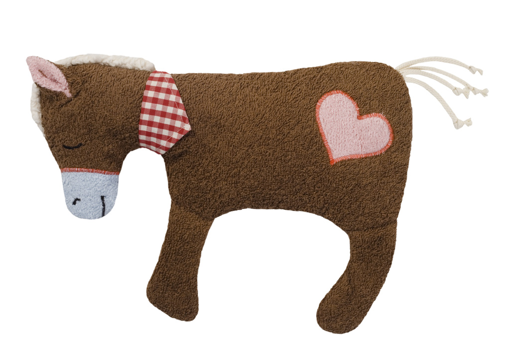 Efie Spiel & Kuschelkissen, Pferd,  kontrolliert biologischer Anbau (organic), Made in Germany