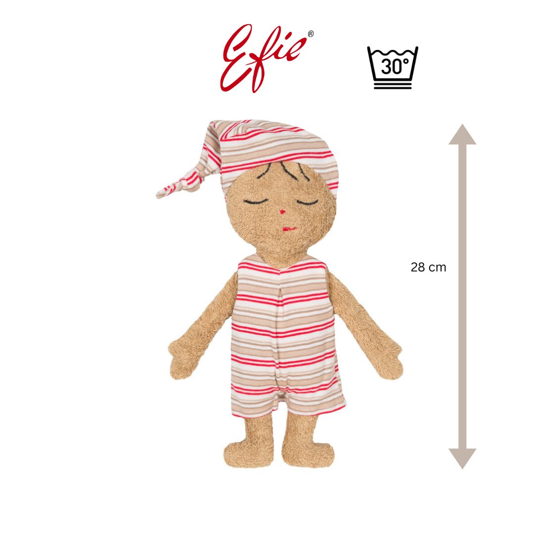 Efie Spiel & Kuschelpüppchen Junge, kontrolliert biologischer Anbau (organic), Made in Germany