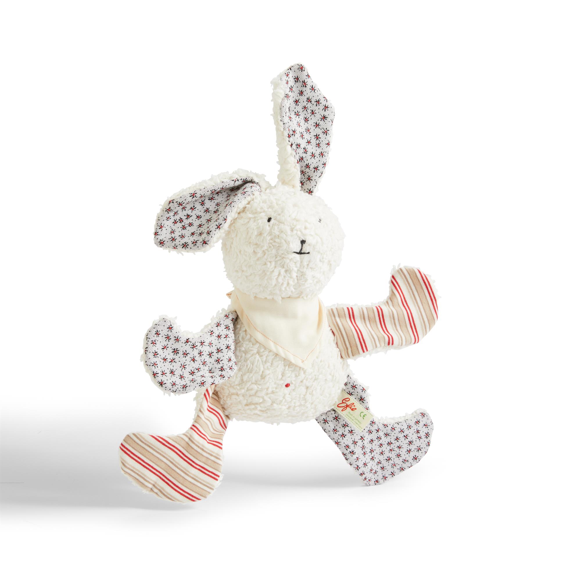 Efie Spiel & Kuscheltier Hase, kontrolliert biologischer Anbau (organic), Made in Germany