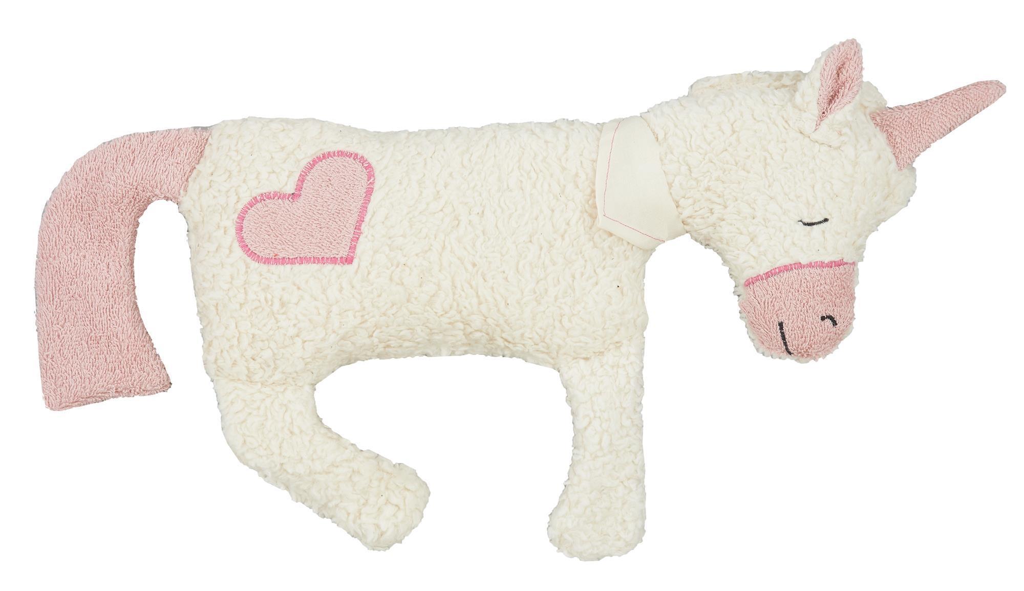 Efie Spiel & Kuschelkissen, Einhorn  kontrolliert biologischer Anbau (organic), Made in Germany