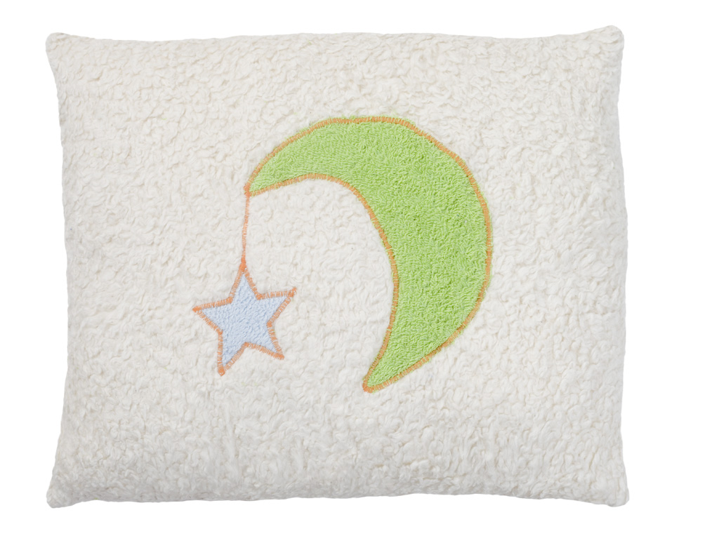 Efie Kissen Mond mit Stern groß, kontrolliert biologischer Anbau (organic), Made in Germany Efie Kissen Mond mit Stern groß, kontrolliert biologischer Anbau (organic), Made in Germany