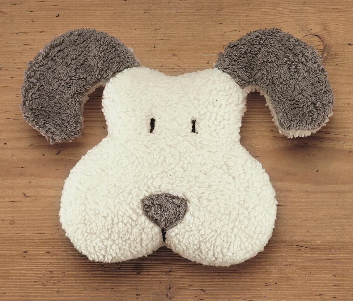 Efie Kirschkern-Wärmekissen Hund grau, kontrolliert biologischer Anbau (organic), Made in Germany