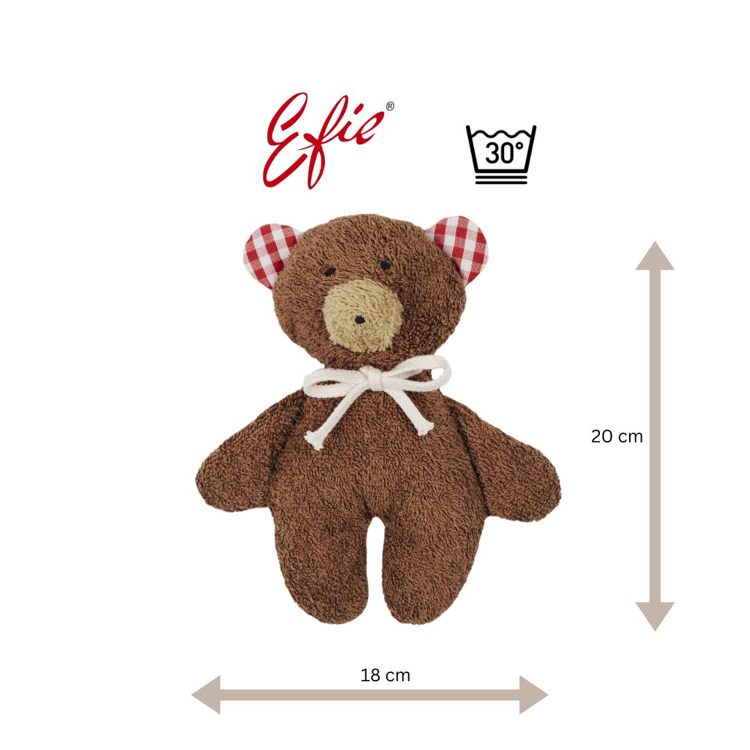 Efie Rassel Teddy braun, kontrolliert biologischer Anbau (organic), Made in Germany