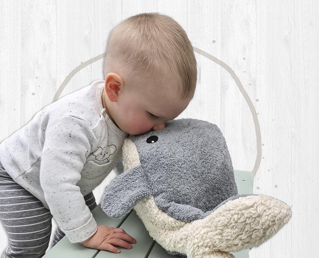 Efie Set Spiel & Kuschel Wale , kontrolliert biologischer Anbau (organic), Made in Germany