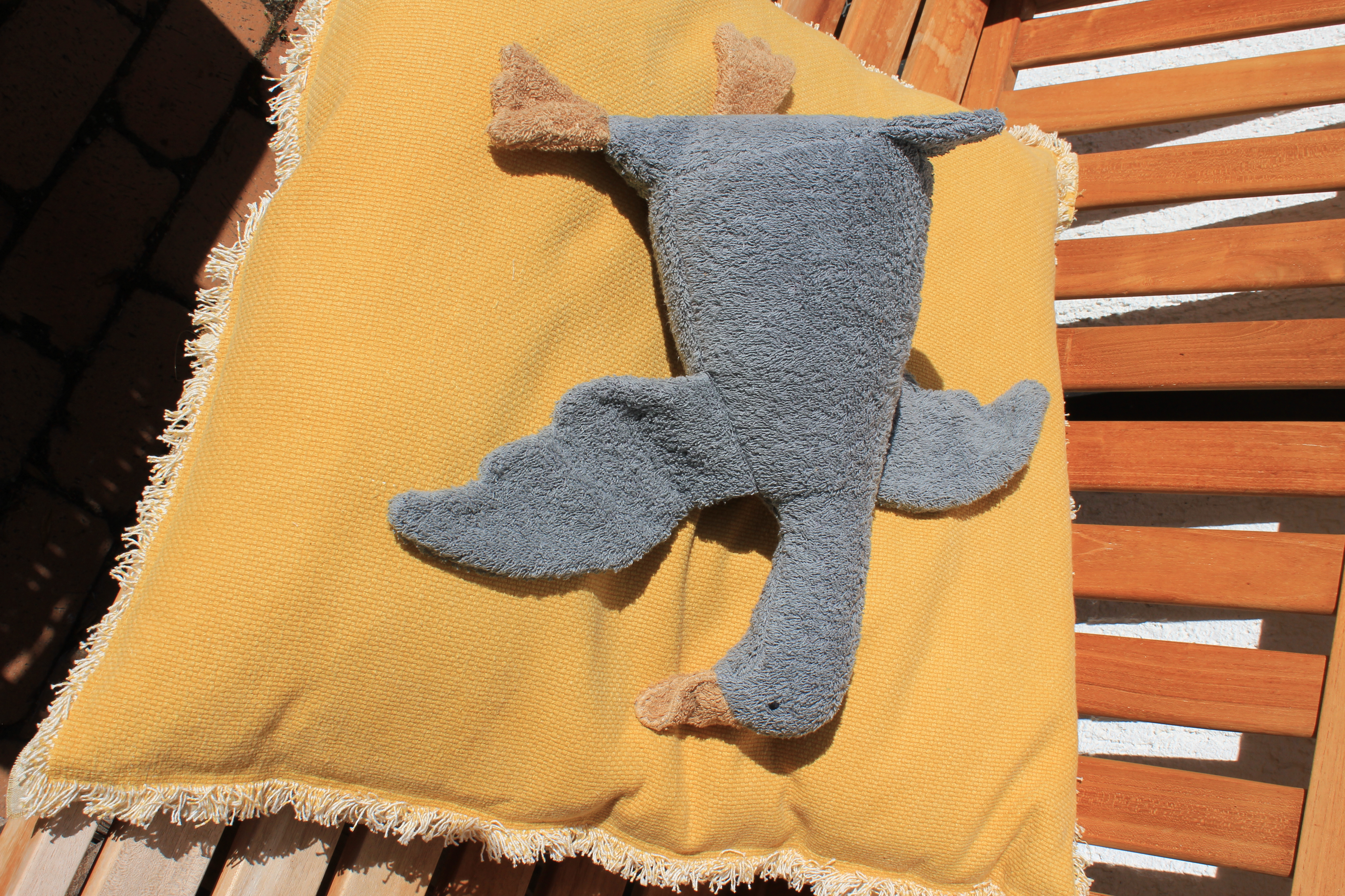 Efie Kuscheltier Gans groß grau, kontrolliert biologischer Anbau (organic), Made in Germany