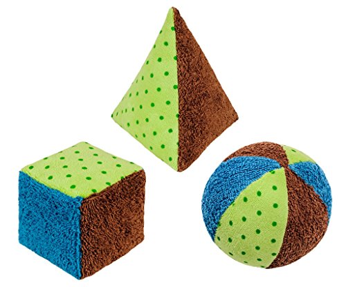 3er Set, Spiel-Rassel Teile, blau/grün kontrolliert biologischer Anbau (organic), Made in Germany 3er Set, Spiel-Rassel Teile, blau/grün kontrolliert biologischer Anbau (organic), Made in Germany