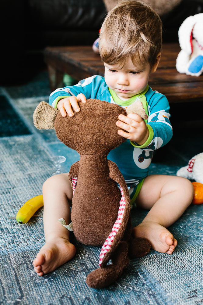 Efie Spiel,-Schlenker & Kuscheltier Affe,  kontrolliert biologischer Anbau (organic), Made in Germany