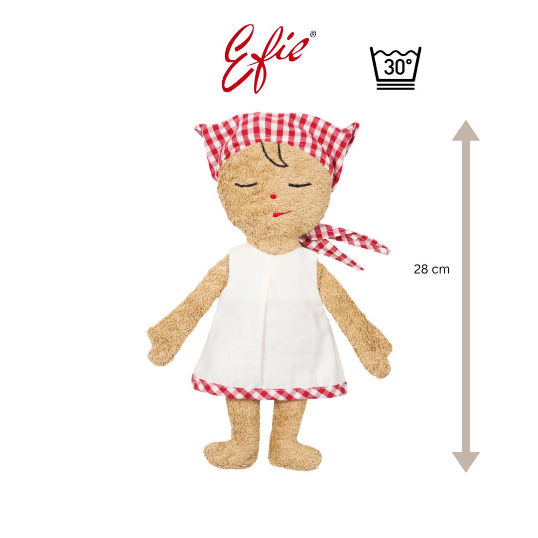 Efie Spiel & Kuschelpüppchen Mädchen, kontrolliert biologischer Anbau (organic), Made in Germany