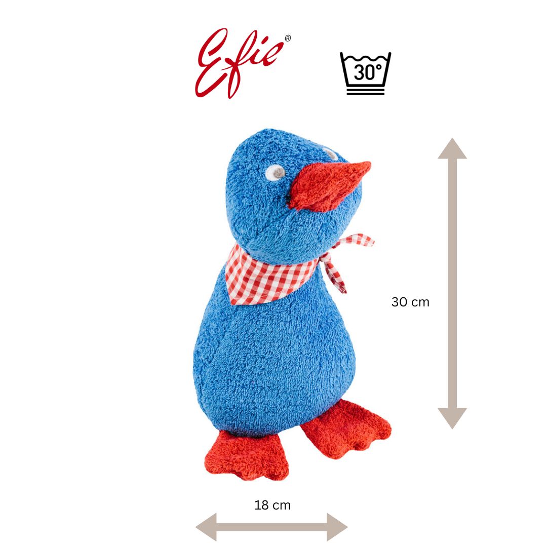 Efie Ente blau, kontrolliert biologischer Anbau (organic), Made in Germany Efie Ente blau, kontrolliert biologischer Anbau (organic), Made in Germany