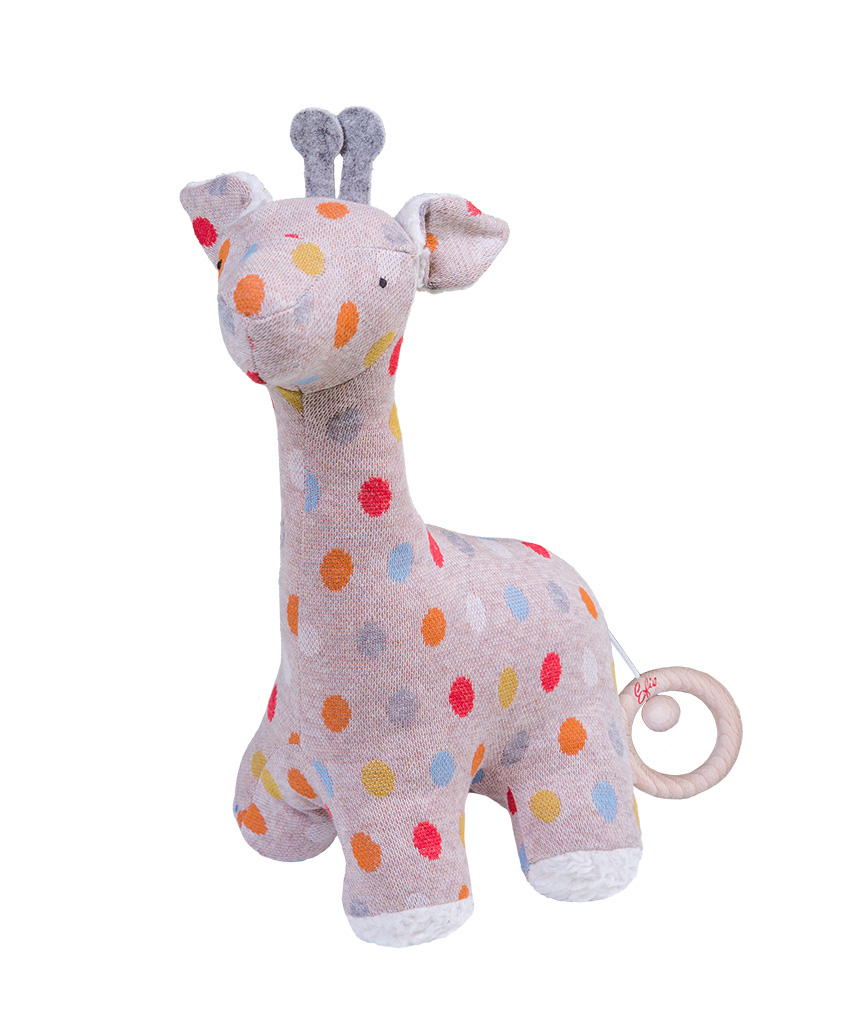 Efie Spieluhr Giraffe Punkte, kontrolliert biologischer Anbau (organic), Made in Germany Efie Spieluhr Giraffe Punkte, kontrolliert biologischer Anbau (organic), Made in Germany