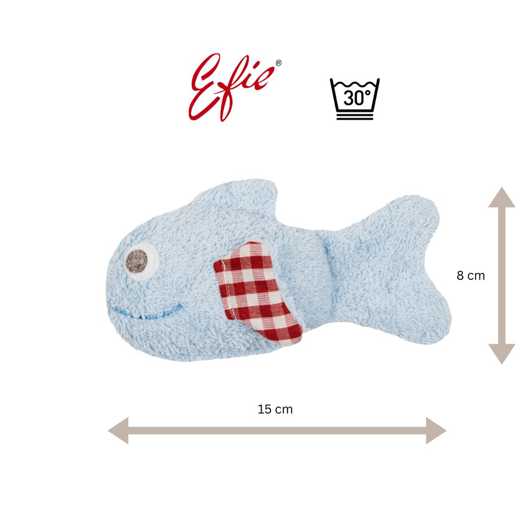 Efie Rassel Fisch blau, kontrolliert biologischer Anbau (organic), Made in Germany