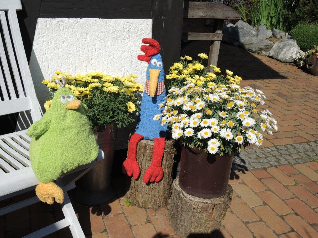 Efie Hahn blau, kontrolliert biologischer Anbau (organic), Made in Germany