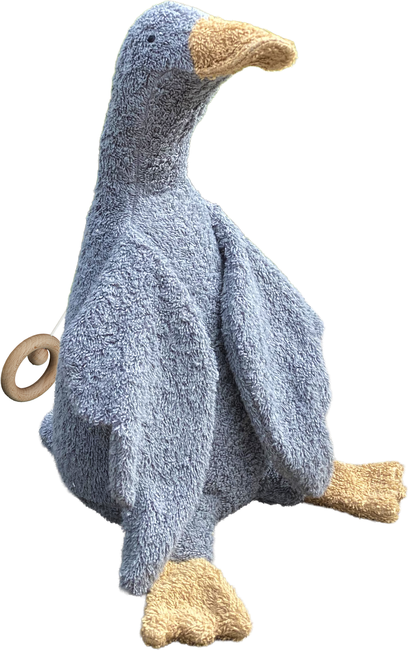 Efie Spieluhr Gans grau, kontrolliert biologischer Anbau (organic), Made in Germany